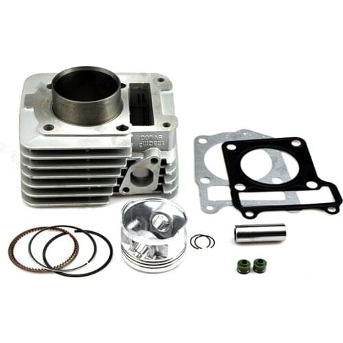 NEW Motorcycle Cylinder Rebuild Kit 57.4mm Big Bore for DERBI SENDA 125 R SM 4T E2(Y) 2004-2007 Engine Parts