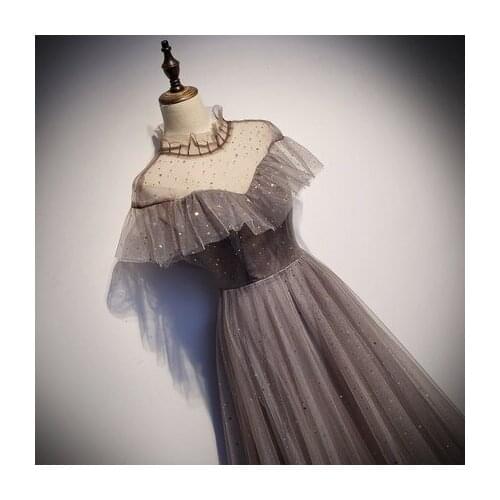 Rococo ruffled collar stars fairy medieval dress Renaissance Gown queen Victoria/Antoinette/ball gown/Belle Ball