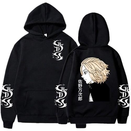 Tokyo Revengers Anime Clothes Hoodie Sweatshirt Harajuku Manga Manjirou Sano Ken Ryuuguuji Graphic Plus Size Hoodies Sweatshirts
