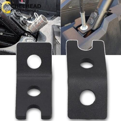 Rear Pillar Backup Reverse Led Whip Flag Light Pod Mounting Bracket For Polaris RZR XP 1000 900 Turbo Models 2013-2019
