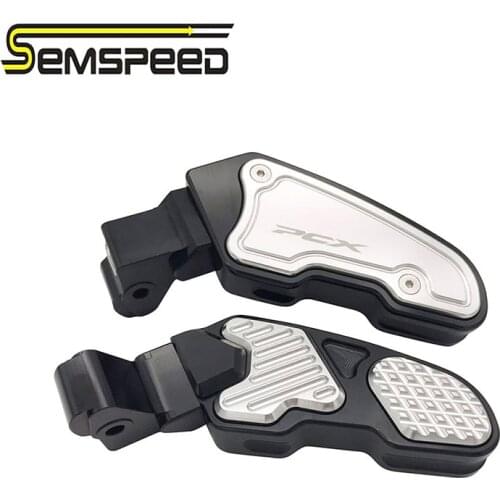 Motorcycle Rear Footrest Pedal Foot Steps Pegs Foot Plate For Honda PCX 125 PCX 150 2018 2019 PCX125 PCX150 Accessories