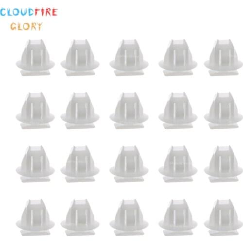 CloudFireGlory 76882JG00A 76882-JG00A 20Pcs Front Wheel Trim Retainer Opening Molding Clip Plastic Fit For Nissan