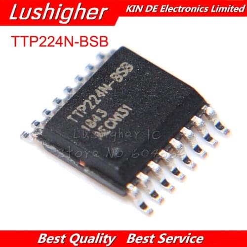 10PCS TTP224-BSB SSOP-16 TTP224 SSOP TTP224N-BSB TTP224N SMD