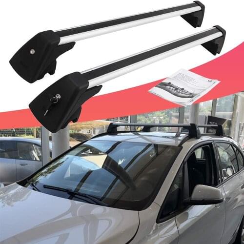 2Pcs aluminium front rear crossbar rail rack cross bar fits for B-M-W X3 2018 2019 2020