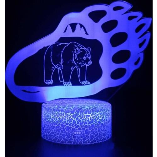 3D Night Light LED For Home Room Decor Night Table Lamp Three-dimensional Personalized Gift Valentines Day Teen Room Decoration