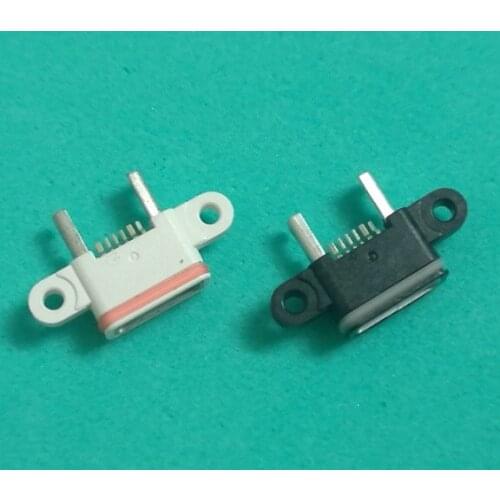 50pcs/lot Mini micro USB connector jack socket charging port Replacement repair Parts 5pin for Xiaomi M4 Mi4 Mi 4 phone