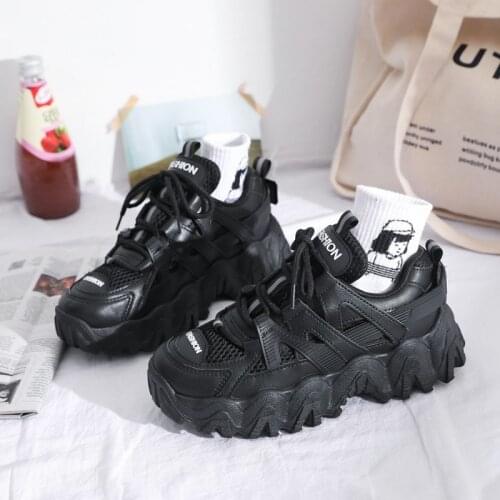 Platform Women Sneakers white Green Casual Shoes Women Thick Sole Tennis Chunky Shoes Basket Femme women shoes 2021 platform