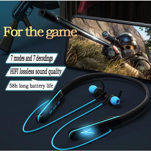 Wireless Headphone Bluetooth 5.0 Earphones Gaming Bluetooth Headset Without Delay HIFI With Mic Running Sports Earphone