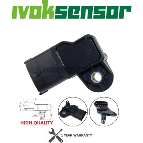 3.5Bar 3.5 Bar Intake Air Manifold Boost Pressure MAP Sensor 0281002456 For CUMMINS Fiat Mercedes-Benz Alfa Romeo Lancia Nissan