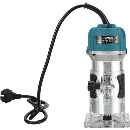 220V Woodworking Trimming Machine Slotting Machine Engraving Electromechanical Wood Milling Wood 30000rpm 800W