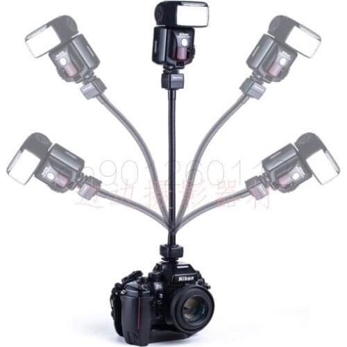 E-TTL Off Camera Shoe Cord with Safe Lock for Canon 5D2 5D3 5D4 6D For Nikon D850 D500 D810 D5300 DSLR Camera Flash flexible arm