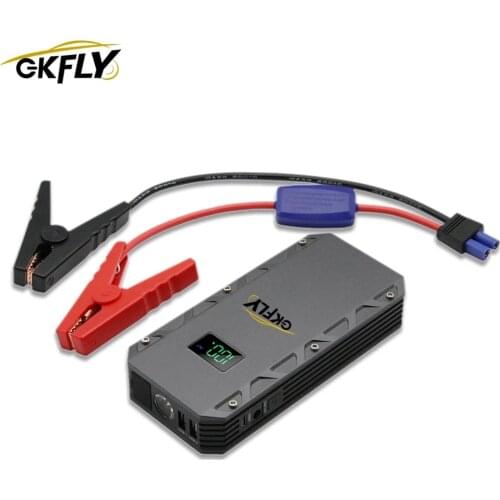 GKFLY Emergency Starting Device 2000A Jump Starter 12V 24000mAh Portable Bank Booster Buster Battery Reboot