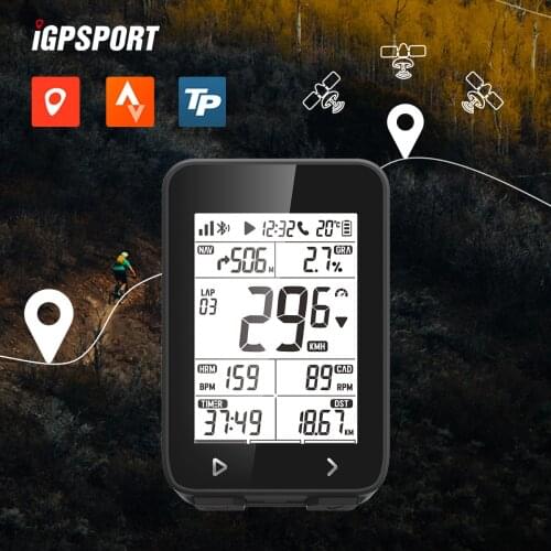 IGPSPORT iGS320 GPS Cycling Strav Trainingpeaks Automatic Tracking Bike Computer Speedometer IPX7 3000 Hours Data Storage