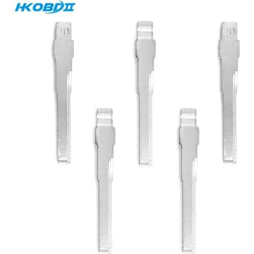HKOBDII #20 HU64 for Benz KD Blade VVDI Blade JMD Blade Metal Uncut Flip KD Remote Car Key Blade