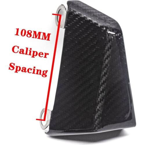 Carbon Fiber Motorcycle Brake Ducts Air Cooling kit It is suitable for all motorcycles with caliper spacing of 108mm