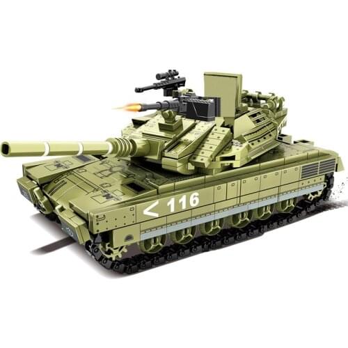 Follow Store =$2 Coupon Military Mk4 Merkava Main Battle Tank Model Building Blocks Toys For Children Gifts 475 PCS
