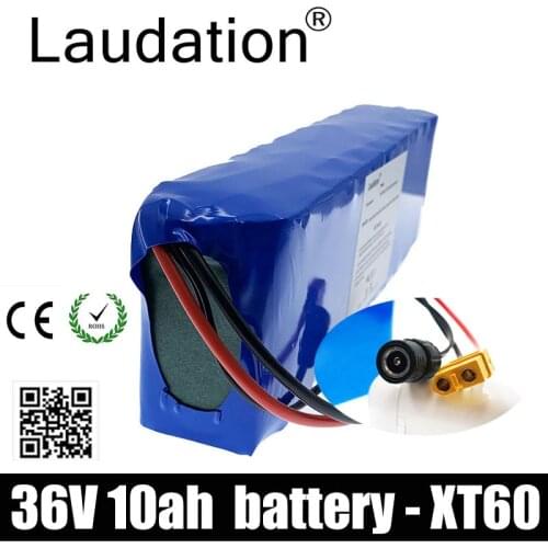Laudation 36V 10ah Electric Bicycle Battery 21700 Battery Pack 10S2P 500W High Power And Capacity Motorcycle Scooter With BMS