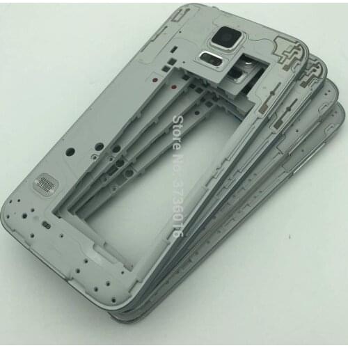 OEM quality middle frame bezel housing case For sm S5 G900F 100% brand new middle case replacement mobile phone repair