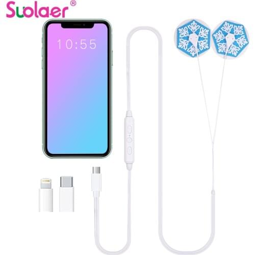 Portable Mini Pulse Body Massager Mobile Phone Control Body Electrode Massage EMS Muscle Stimulator Therapy Meridian Carry-on