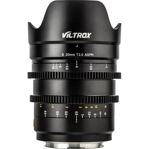 Viltrox 20mm T2.0 Wide Film Lens Full Frame Prime Cinematic MF For Panasonic/Leica L-mount Camera SL SL2 Lumix S1 S1R S1H