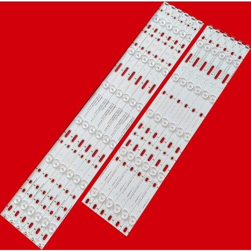 LED backlight strip(12) for 49PUF6701/T3 49PUH4900/88 49PFS5301/12 GJ-2K15-XM-D2P5C1-490-D611-C1-L R GJ-2K16-490-D611-P2 01N27