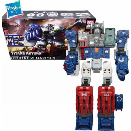 Hasbro Transformers Idw Titansreturn Titans Fortress Maximus Movable Robot Figure Collectible Model Toys Birthday Holiday Gifts