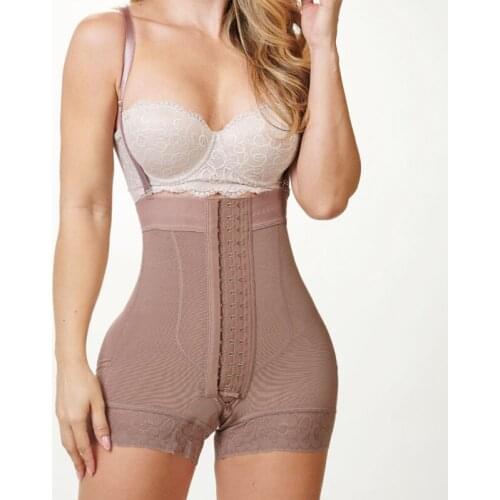 High Compression Body Shaping Adjustable Removable Shorts Fajas Colombianas Post Surgery Skims kardashian BBL Op Supplies