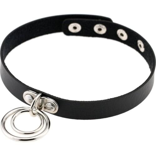 Decopunk Punk choker Gothic Jewelry Leather Collar Studded black Choker Necklace grunge aesthetic egirl cosplay chocker
