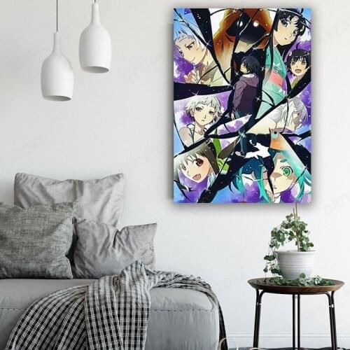 Zoku Owarimonogatari Anime Wall Canvas Mural Poster Wall Hanging Poster Otaku Home Decor