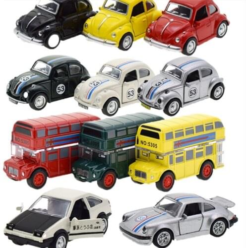 1:38 Alloy Car Pull Back Diecast Model Toy Collection Car Vehicle Toys For Boys Children Christmas Gift