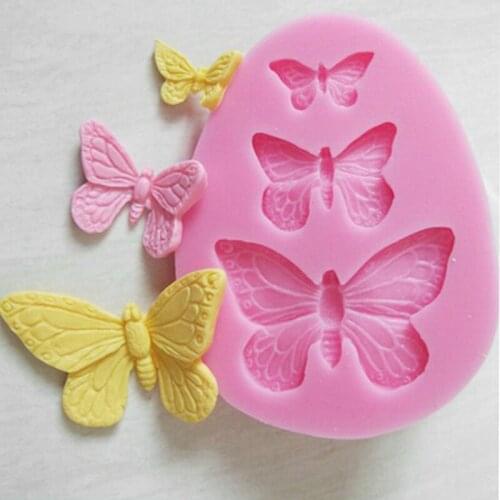 1Pcs Butterfly Silicone Molds Fondant Mold Cake Decorating Tools Chocolate Moulds High Quality Wedding Decoration Mould