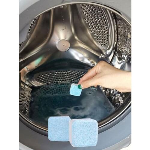 12 Tabs Washing Machine Cleaner Washer Cleaning Tablets Tools Detergent Effervescent Tablet Cleaner Washing Machine Cleaning