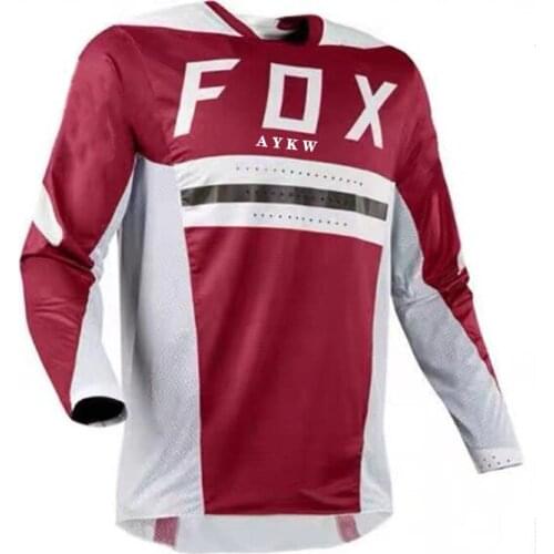 2021 Fox Motocross Jersey Downhill Jerseys Mountain Moto Maillot Ciclismo Quick Dry T-shirt Long sleeve cycling jersey men
