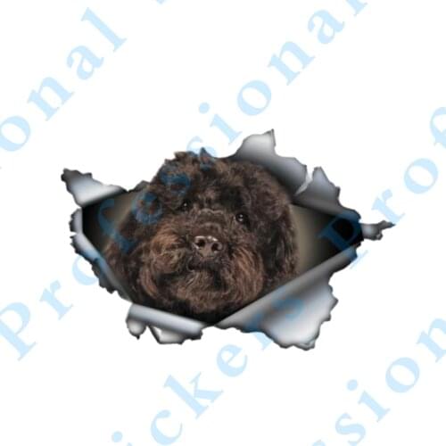 3D Animal 13 x 6.2 Leopard Car Decal Decoration 3D Pet Graphic Vinyl Decal Car Motorcycle Laptop Vinyl Animal Car Stickers