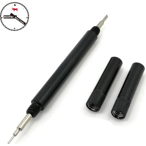 Wholesale 5pcs/lot Watchband spring bar tool Black Traveling Portable Watch Band Spring bar Remover Tool for Watchband adjusting