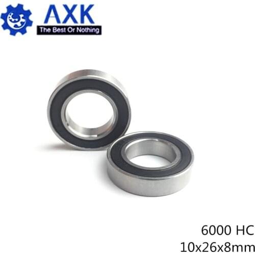 6000 Hybrid Ceramic Bearing 10x26x8 mm ABEC-1 ( 1 PC ) Bicycle Bottom Brackets & Spares 6000RS Si3N4 Ball Bearings