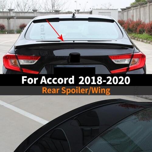 Roof Rear Spoiler Wing Racing Sport Tail Air Deflector Decoration Tuning Refit Trim for Honda Accord 2018 2019 2020