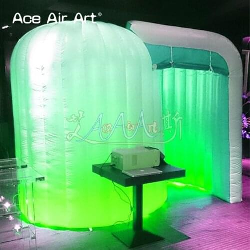 Lightweight inflatable photo igloo ,selfie booth foto dome,igloo photo booth open air kiosk on discount