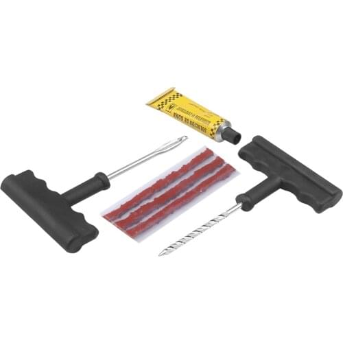 Car Tire Repair Tool Set Auto Bike Tubeless Tire Tyre Repair Kit DIY Puncture Plug Car Accessories For Auto Motorcycle AM-Z19