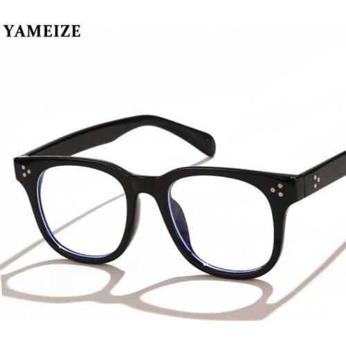 Anti Blue Light Glasses Women Men Square Eyewear Frame Retro Leopard Glasses Frames Optical Fashion Computer Blocking Eyeglasses