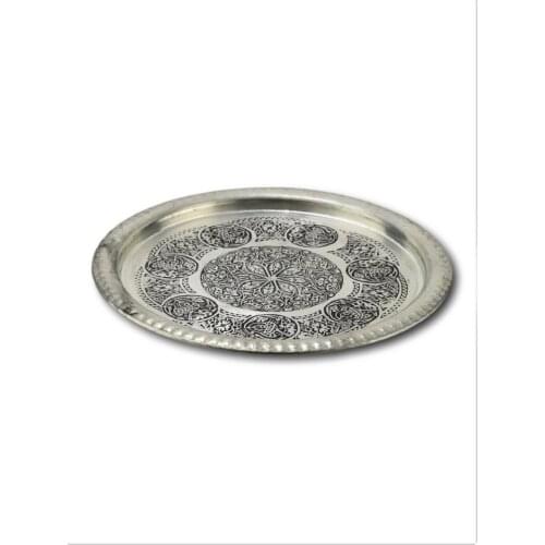 Pewter Tumbled Copper Tray 24 cm