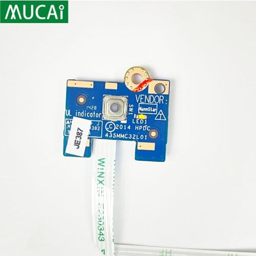 Original For HP PROBOOK 440 G2 455 450 470 G2 laptop Power Button Board with Cable LS-B181P Repairing Accessories
