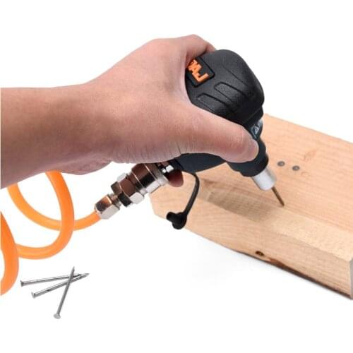 Pneumatic Nail Hammer Mini Air Palm Nailer Gun Woodworking Magnetic Steel Automatic Impact Hammer Tool Air Nail Hammer