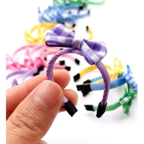 1Pc 1/12 Dollhouse Miniature Dressing Table Dressing Scene Collocation Headband Doll Hair Accessories Head Band Doll Decor