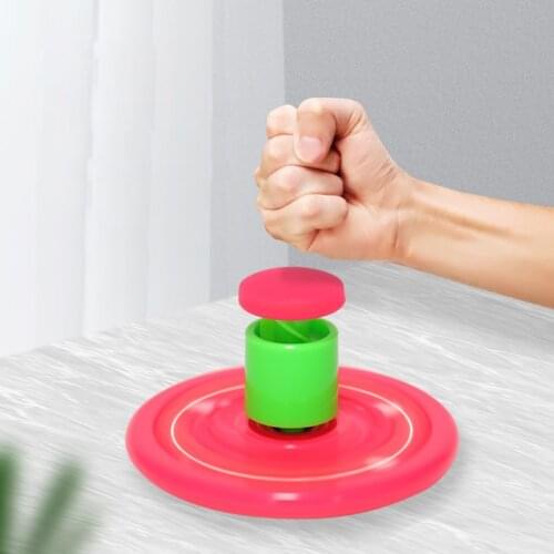 Hand Spinning Top Inertia Rotating Pat Press Fingertip Gyro Decompression Anti Stress Puzzle Spinner Fidget Toy For Children