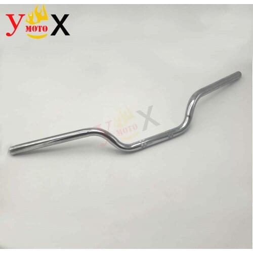 22MM 7/8" Motorcycle Chrome Euro Drag Handlebar Handle Bar For Honda GS750 Suzuki RM400 Z450 GSXR QUADSPORT VINSON LTA EIGER LTZ