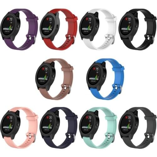 Silicone Replacement Watch Band For Garmin Vivoactive 3 Vivomove Vivomove HR