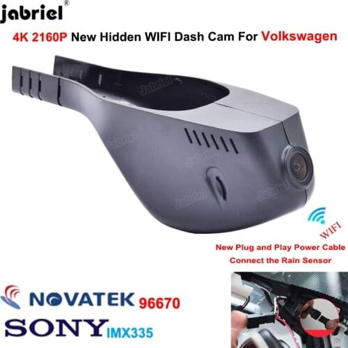 4K Dash Cam New Wifi Car DVR for Volkswagen VW Passat Tiguan Tarek Atlas Polo Touran Taigun Golf Arteon Sharan Arteon Skoda Seat