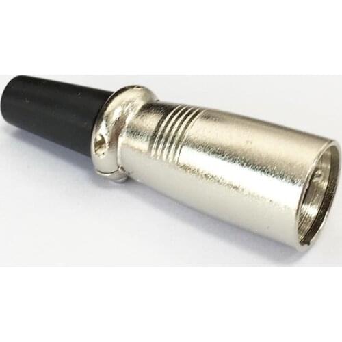 2pcs Cannon XLR Connector male Plug 3-pin for Microphone Cannon soldering terminal