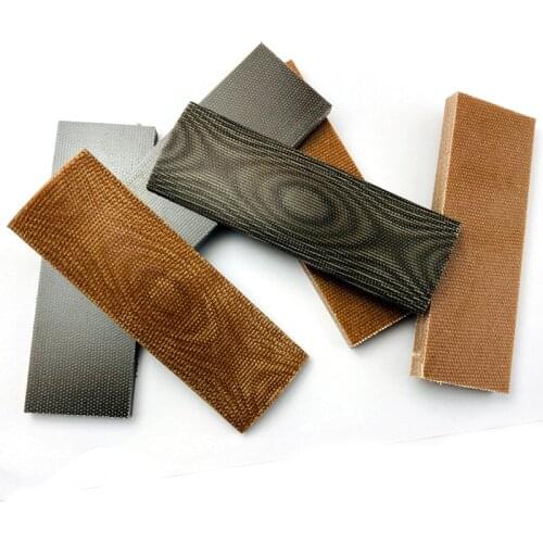 2pcs DIY knife handle material Micarta plate Knife handle patch Space board linen